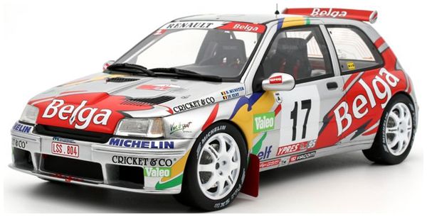 Renault Clio Maxi Kit Car B. Munster Ypres Rallye 1995 1:18 Scale OttOmobile Resin Model-OttOmobile-Diecast Model Centre