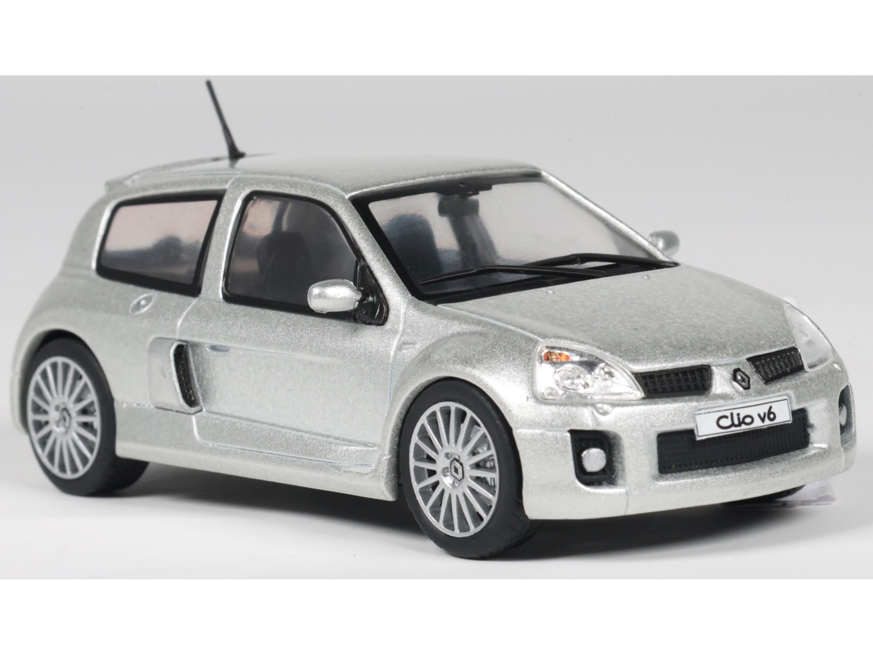 Renault Clio V6 PH.2 Gris Titane 647 2004 1:43 Scale Solido Diecast Model Car-Solido-Diecast Model Centre