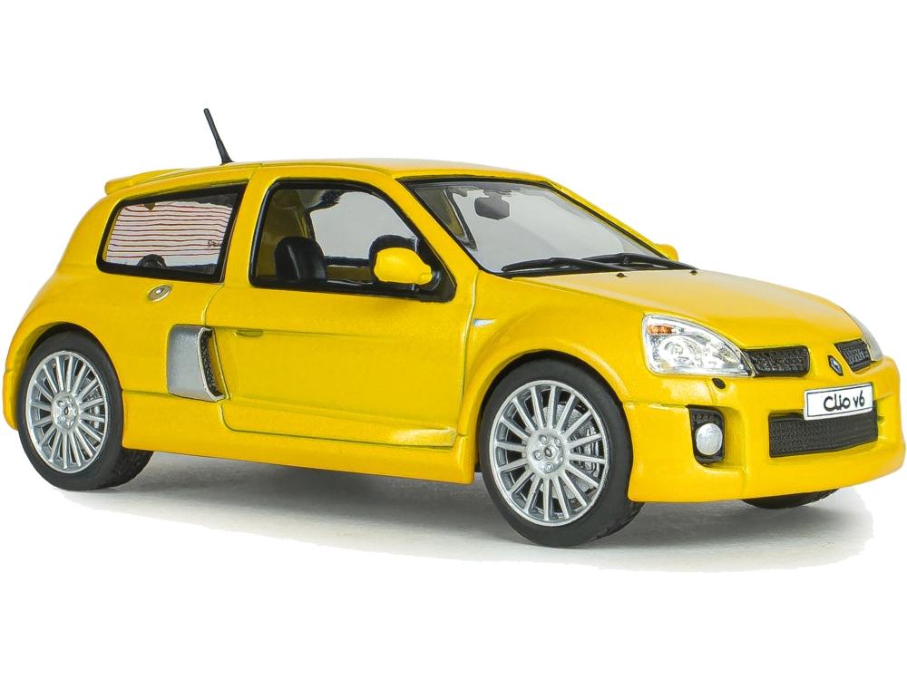 Renault Clio V6 PH.2 Jaune Sirius 2003 1:43 Scale Diecast Model Car – Solido-Solido-Diecast Model Centre