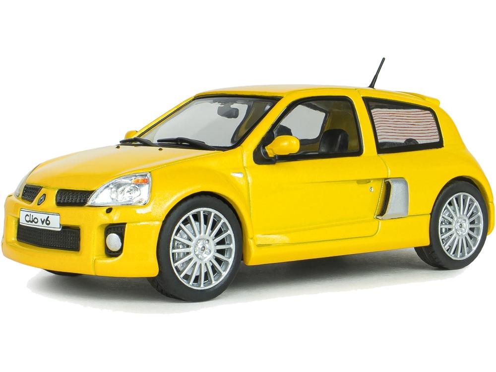 Renault Clio V6 PH.2 Jaune Sirius 2003 1:43 Scale Diecast Model Car – Solido-Solido-Diecast Model Centre