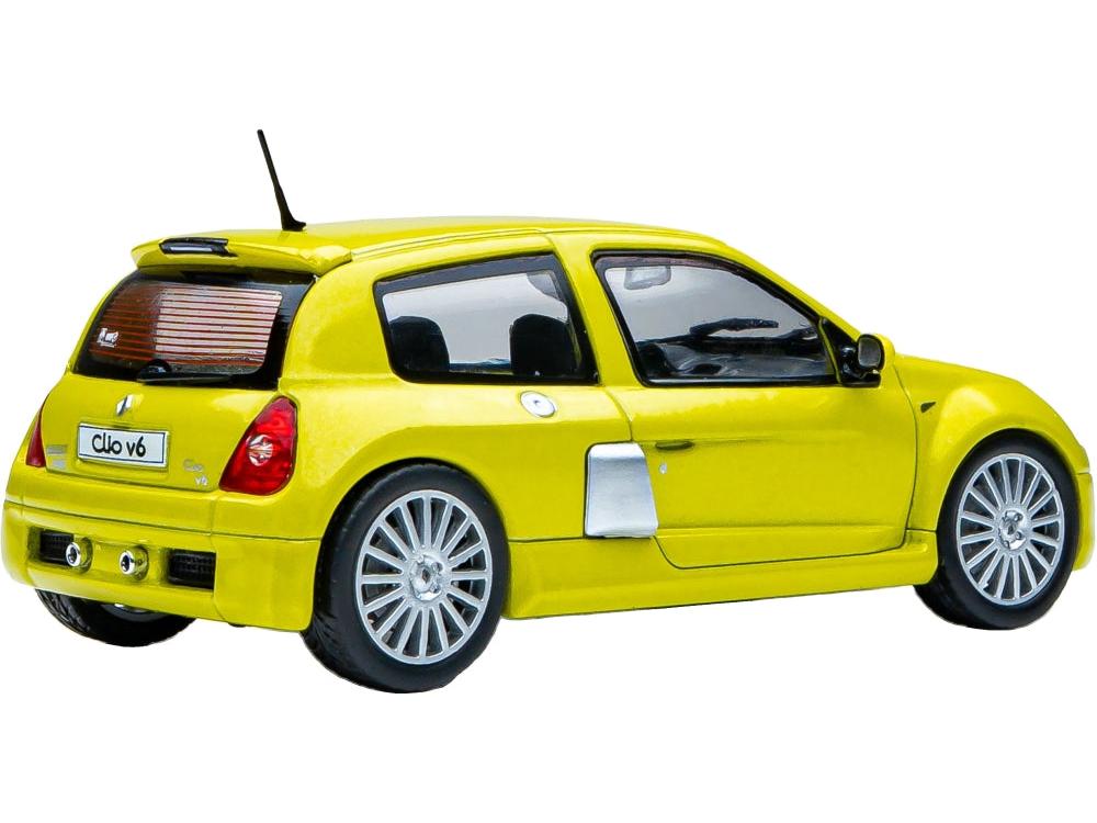 Renault Clio V6 Ph.2 Acid Yellow 2004 1:43 Scale Diecast Car – Solido-Solido-Diecast Model Centre