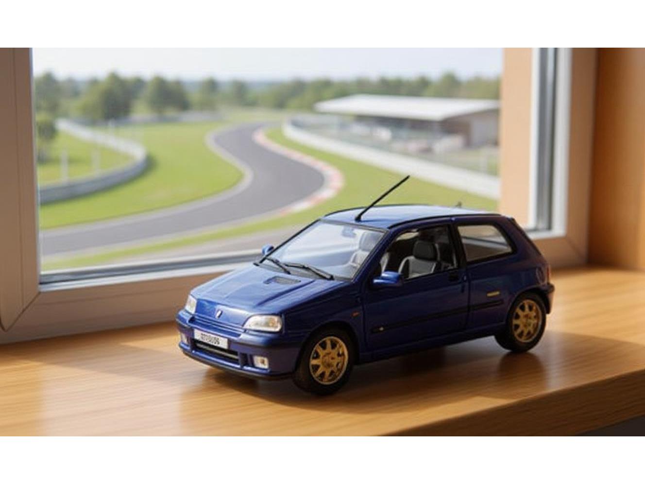 Renault Clio Williams 1996 Blue 1:43 Scale Norev Diecast Model