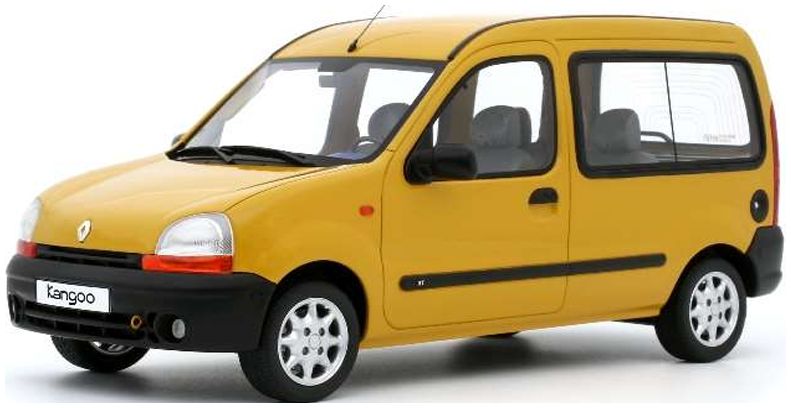 Renault Kangoo 1.4 RT 1998 Jaune Citron 396 1:18 Scale OttOmobile Resin Model-OttOmobile-Diecast Model Centre