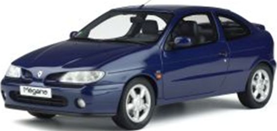 Renault Megane 1 Coupe 2.0 16V Blue Methyl 432 1:18 Scale OttOmobile Resin Model-OttOmobile-Diecast Model Centre