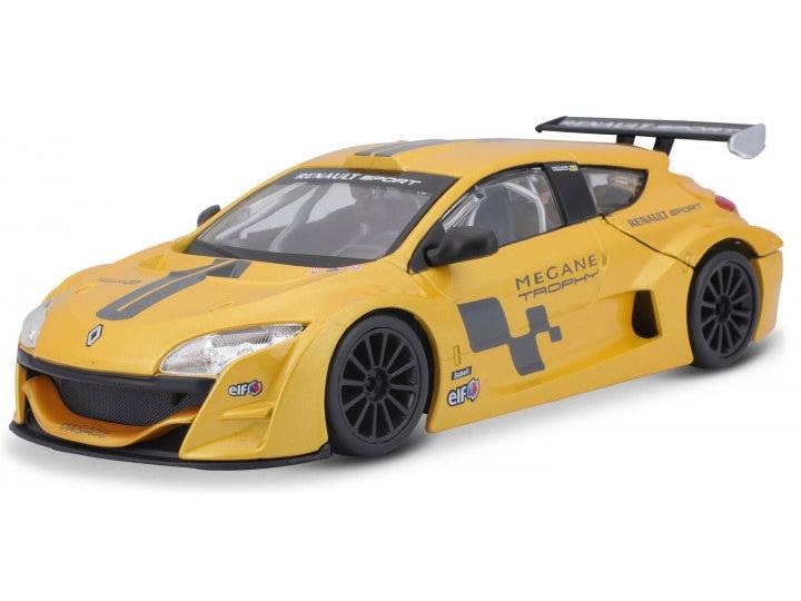 Renault Megane Trophy Yellow 1:24 Scale Diecast Car – Bburago-Bburago-Diecast Model Centre