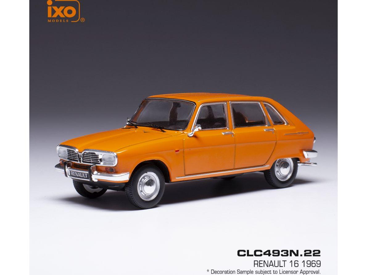 Renault R 16 Orange 1969 1:43 Scale IXO Diecast Model Car-IXO-Diecast Model Centre