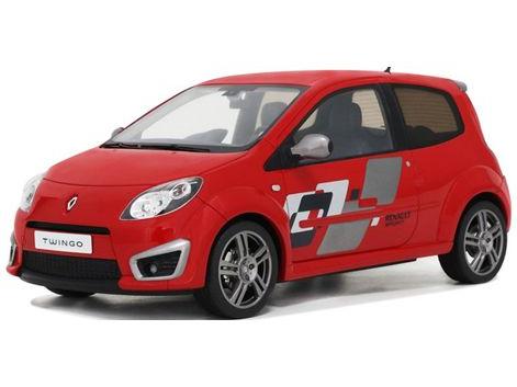 Renault Twingo RS Phase 1 2008 Red 1:18 Scale OttOmobile Resin Model-OttOmobile-Diecast Model Centre