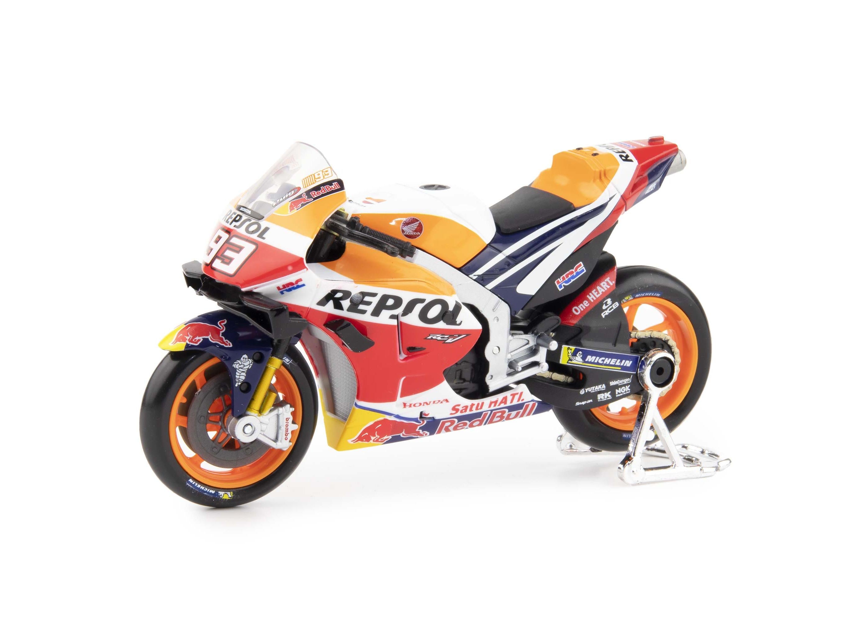 Repsol Honda RC213V #93 Marc Marquez MotoGP 2021 1:18 Scale Maisto Diecast Model-Maisto-Diecast Model Centre