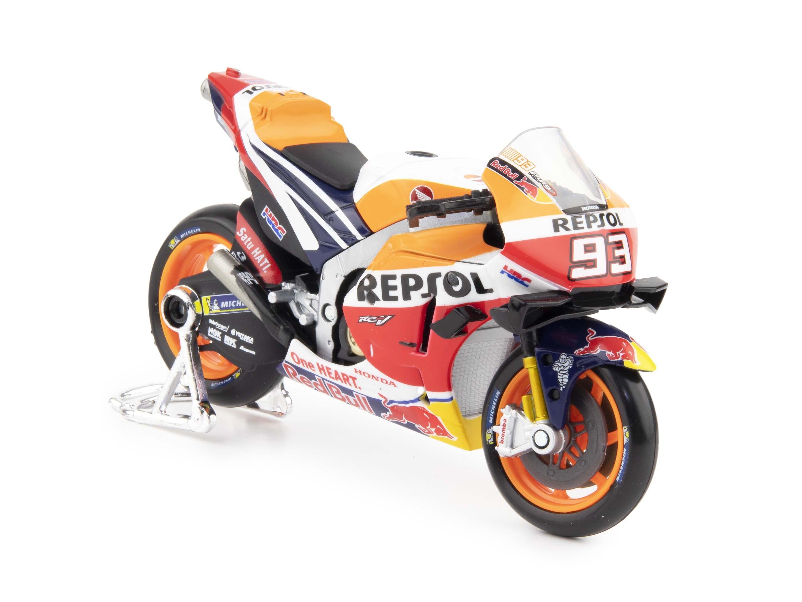 Repsol Honda RC213V #93 Marc Marquez MotoGP 2021 1:18 Scale Maisto Diecast Model-Maisto-Diecast Model Centre