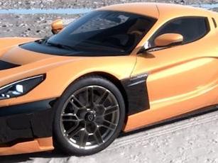 Rimac Nevera 2021 Magma Orange 1:18 Scale GT Spirit Resin Model Car-GT Spirit-Diecast Model Centre