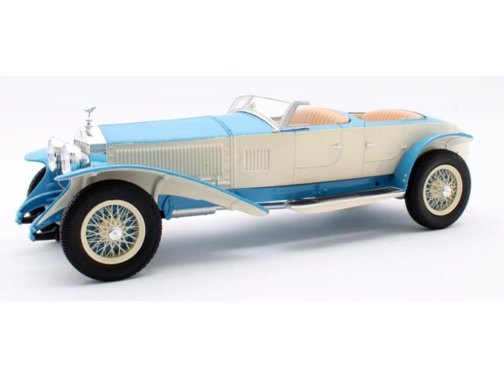 Rolls Royce Phantom Expedition Vehicle 10EX Barker Blue/White 1926 1:18 Scale Matrix Resin Model Car-Matrix-Diecast Model Centre