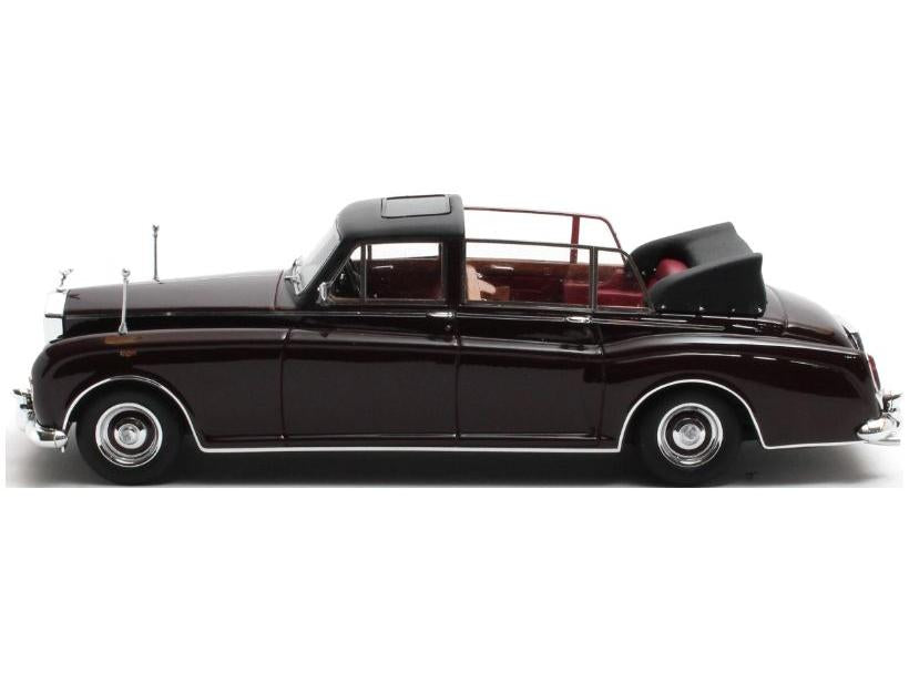 Rolls Royce Phantom VI Landaulette Maroon 1973 1:43 Scale Matrix Resin Model Car-Matrix-Diecast Model Centre