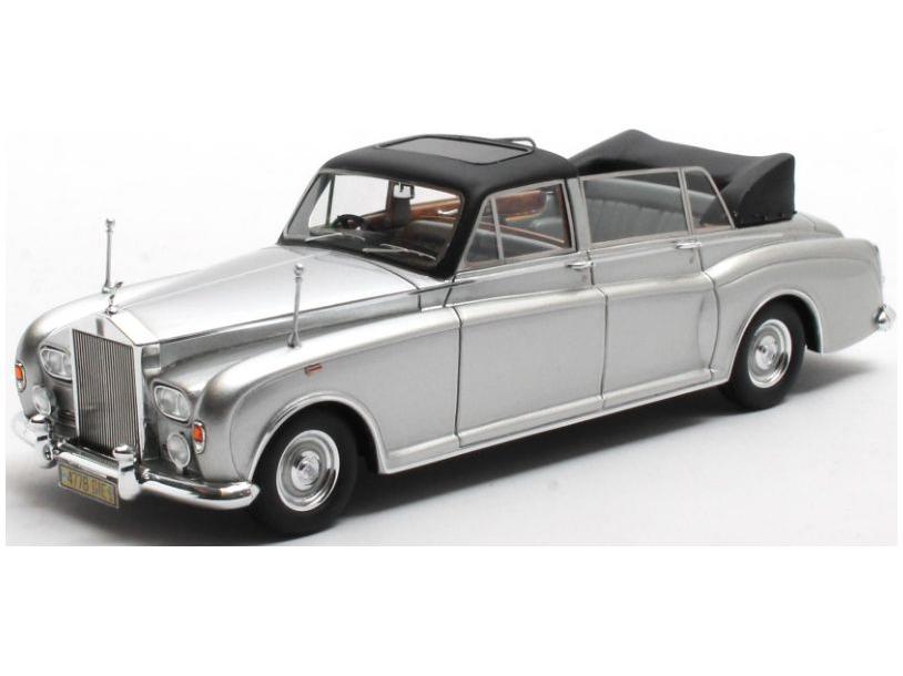 Rolls Royce Phantom VI Landaulette Silver Metallic 1973 1:43 Scale Matrix Resin Model Car-Matrix-Diecast Model Centre