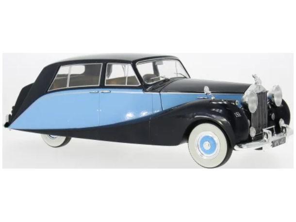 Rolls Royce Silver Wraith Empress by Hooper Black/Blue 1956 1:18 Scale Model Car Group Diecast Model Car-Model Car Group-Diecast Model Centre