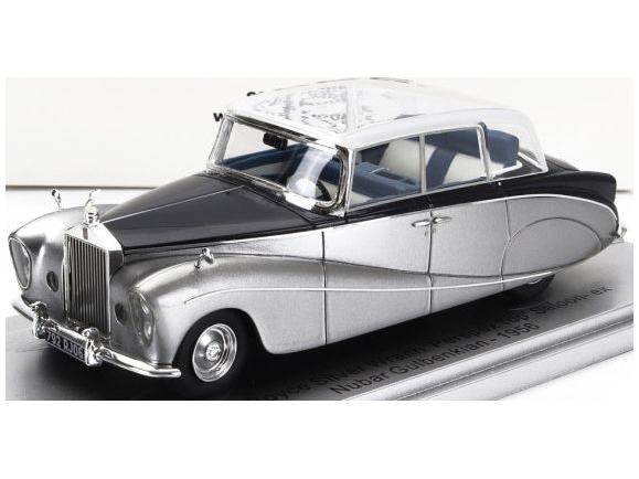 Rolls Royce Silver Wraith Silver/Black Perspex Top 1956 For Movie Joy House 1964 1:43 Scale Kess Resin Model-Kess-Diecast Model Centre