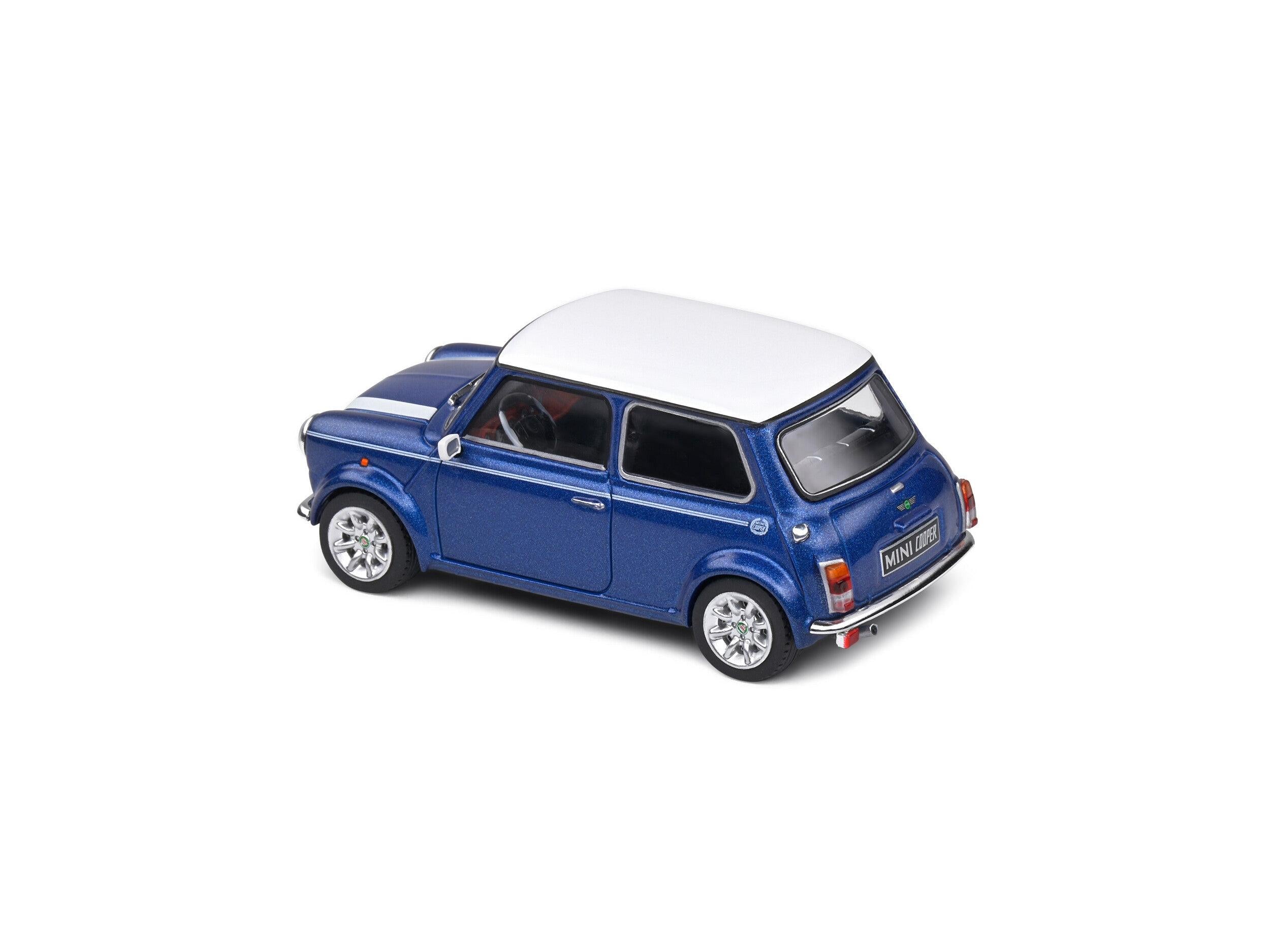 Rover Mini Cooper S 1997 Tahiti Blue 1:43 Scale Solido Diecast Model