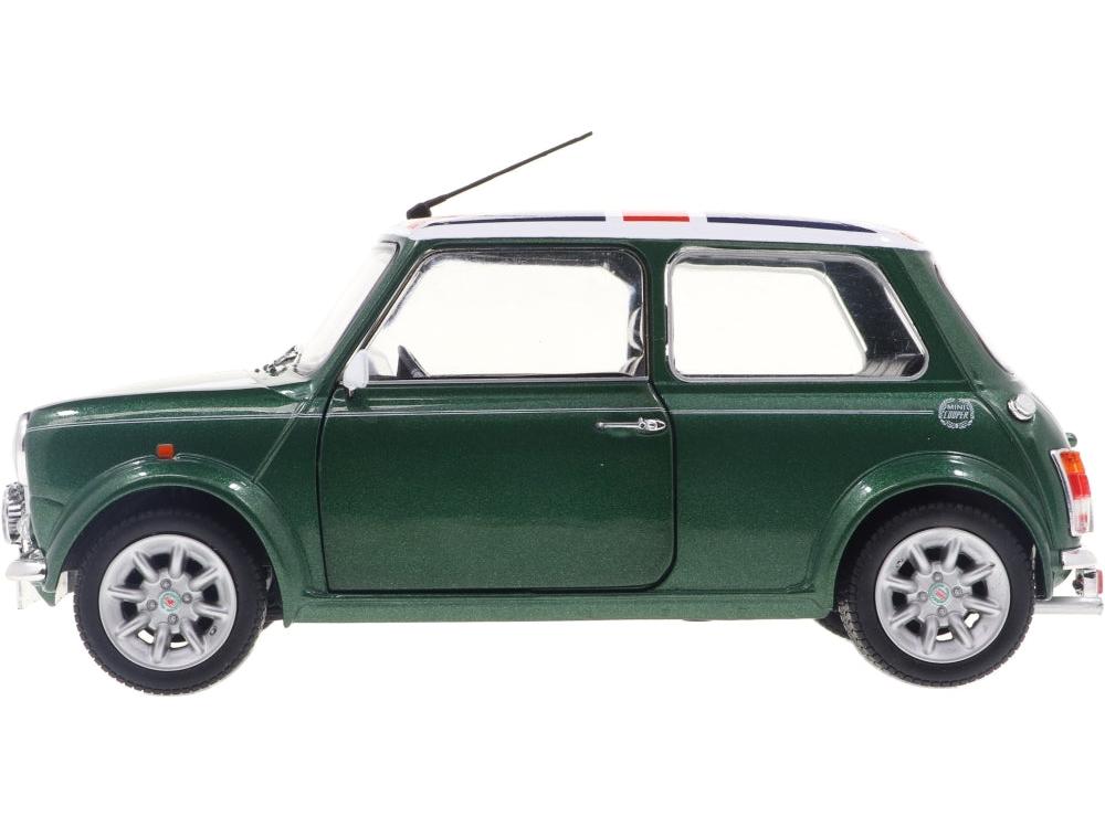 Rover Mini Cooper Sport British Racing Green and Union Jack Roof 1997 1:18 Scale Diecast Car – Solido-Solido-Diecast Model Centre