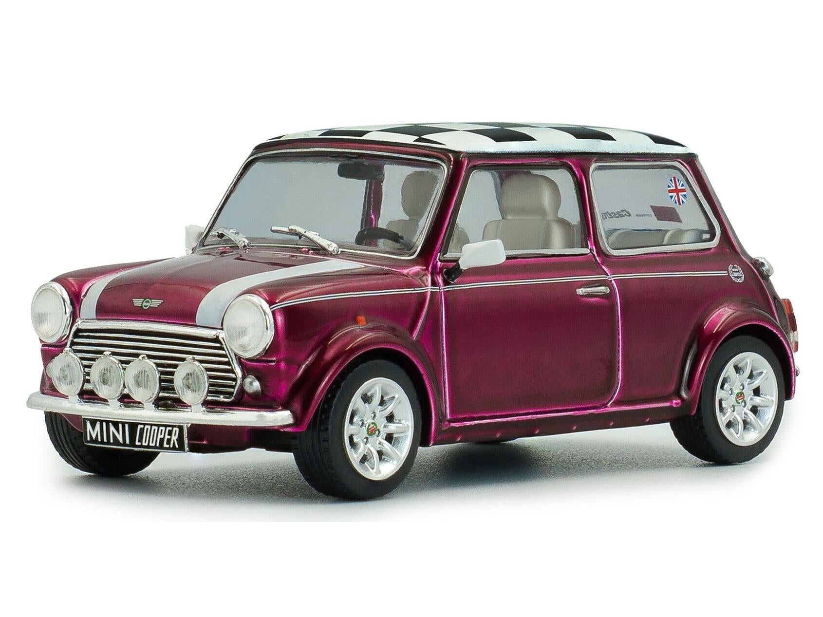 Rover Mini Cooper Sport Purple 1997 1:43 Scale Solido Diecast Model Car-Solido-Diecast Model Centre