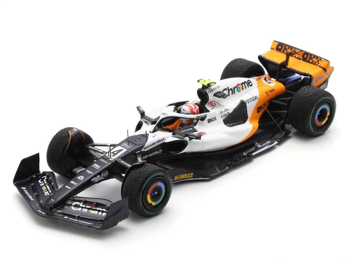 McLaren MCL60 #4 9th F1 Monaco GP 2023 Lando Norris - 1:43 Scale