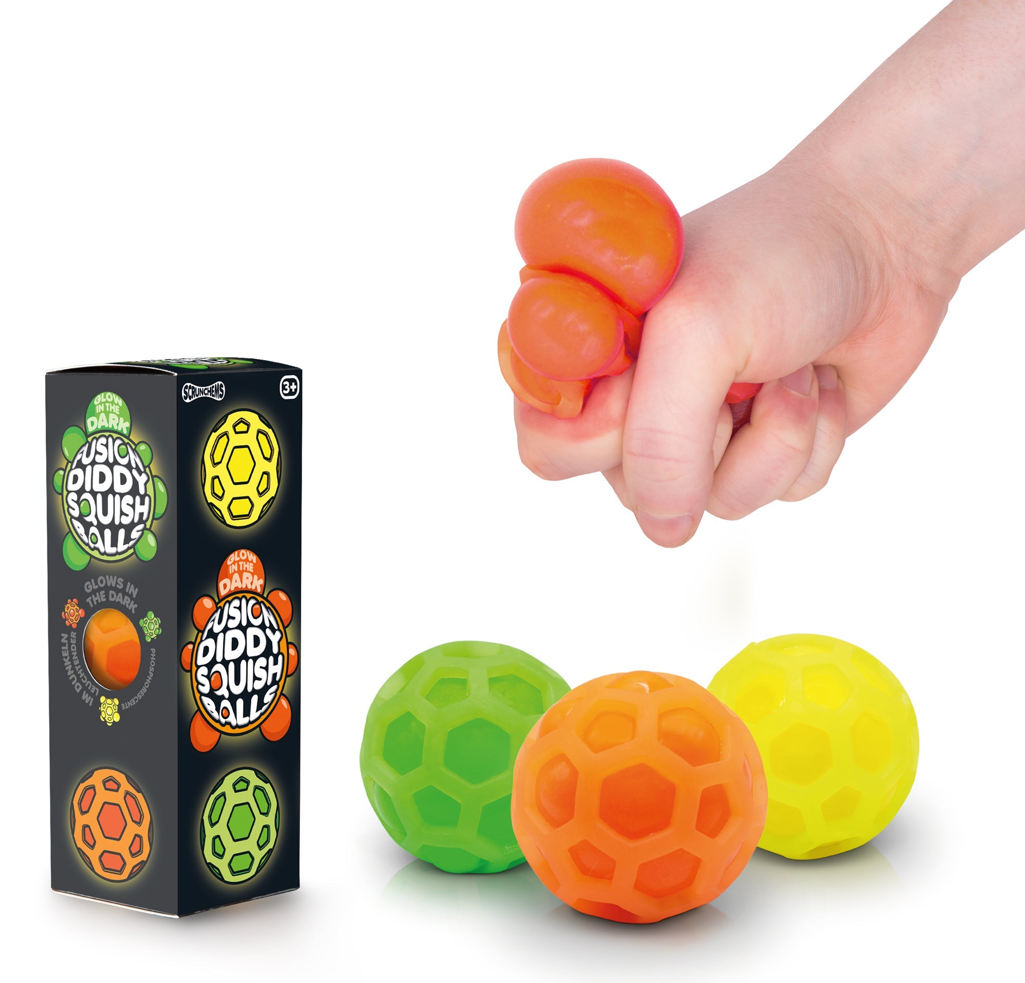 Scrunchems Fusion Diddy Squish Balls - 3Pk-Diecast Model Centre-Diecast Model Centre