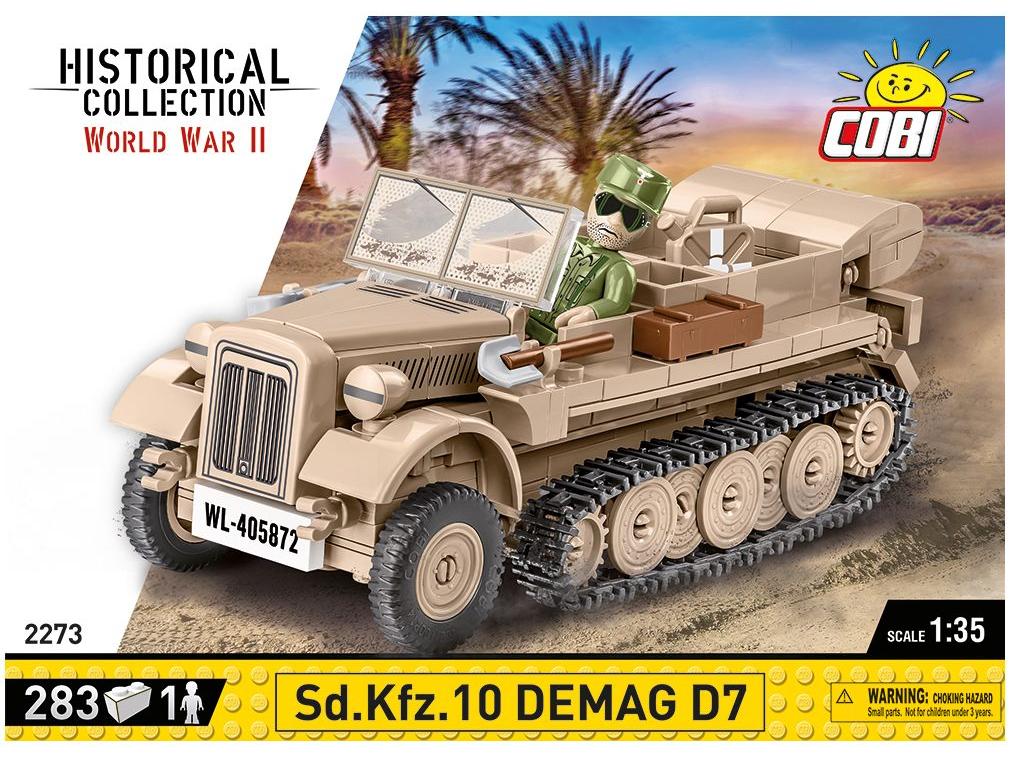 SD.KFZ.10 Demag D7 WWII (280 pcs) Cobi Brick Build Kit-Cobi-Diecast Model Centre