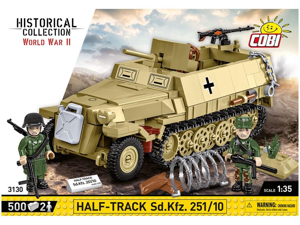 SD.KFZ.251 AUSF.D 500 KL. WWII Cobi Brick Build Kit-Cobi-Diecast Model Centre