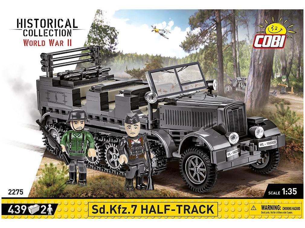SD.KFZ.7 Half-Track WWII (439 pcs) Cobi Brick Build Kit-Cobi-Diecast Model Centre