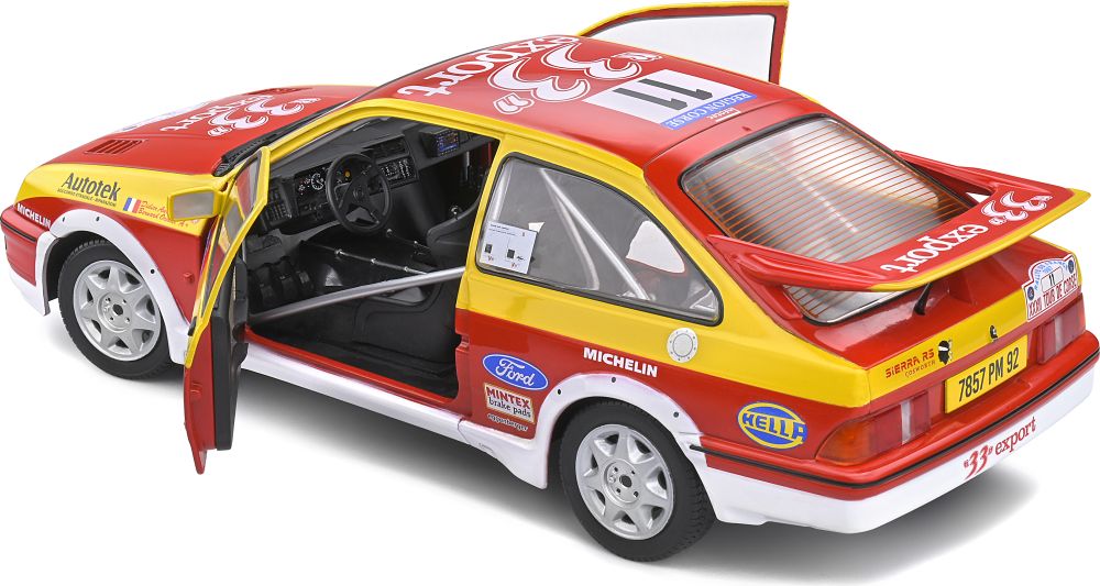 Ford Sierra Cosworth #11 Auriol/Occelli Tour De Corse 1987 Modèle réduit Solido 1:18