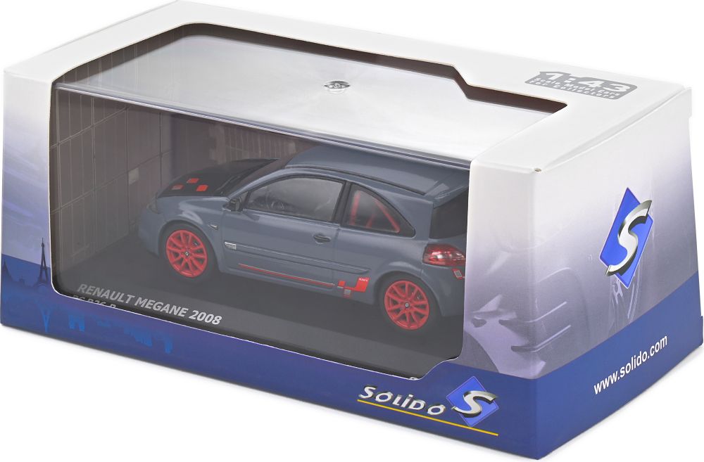 Renault Megane 2 R26-R Grey 1:43 Scale Solido Diecast Model