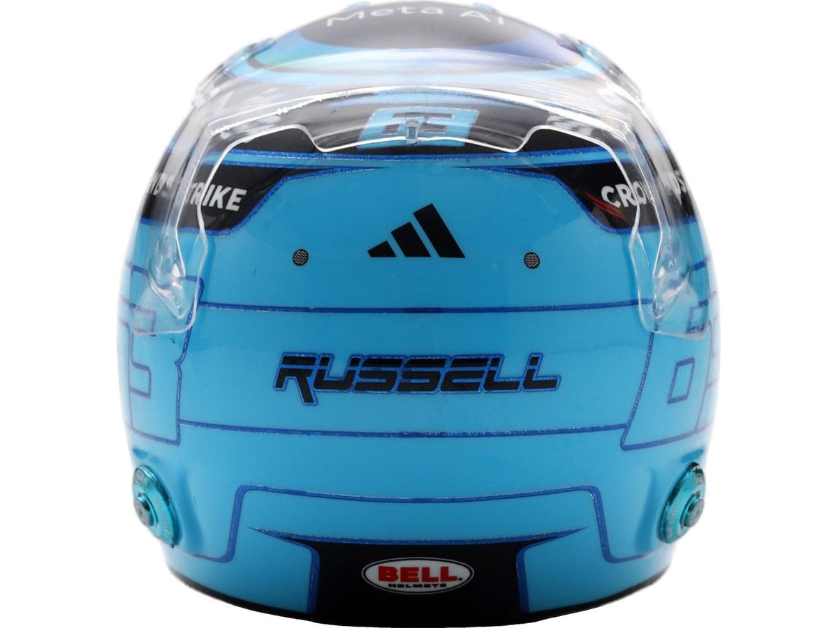 Casco de resina Spark réplica del casco de George Russell de F1 2026 a escala 1:5