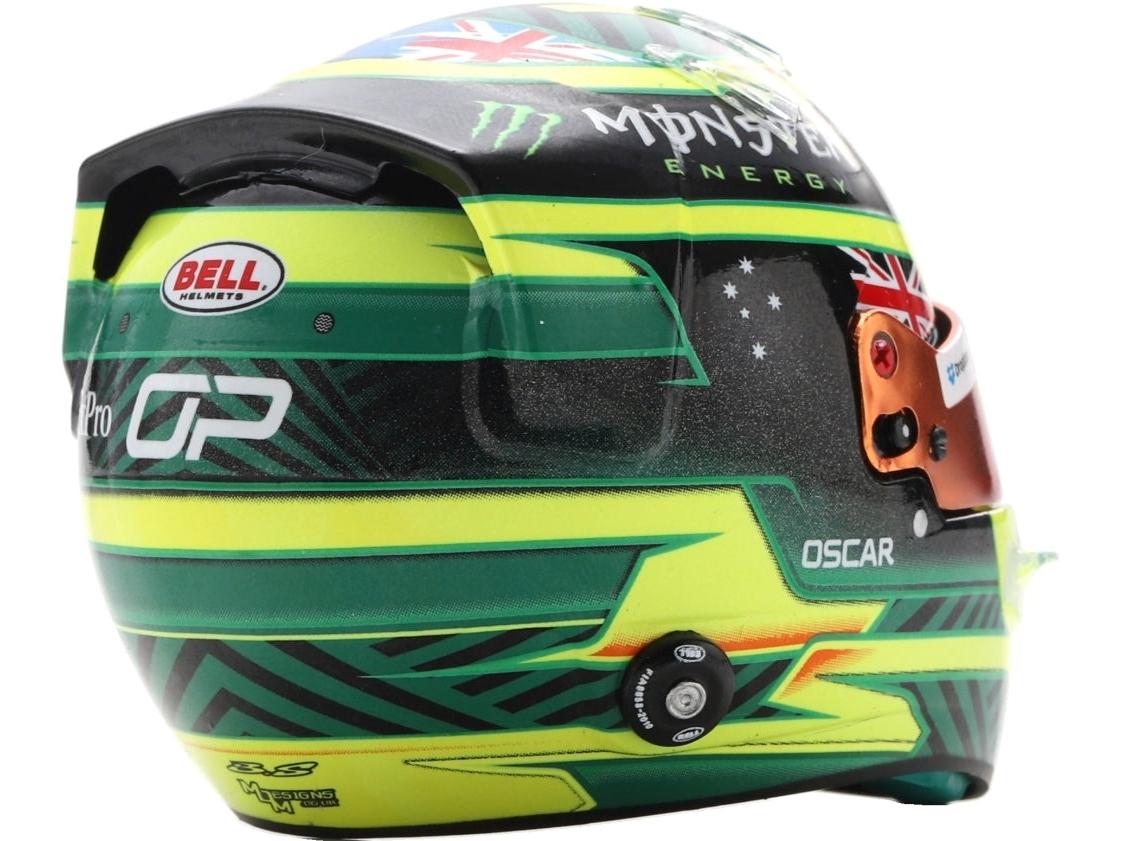 Casque Oscar Piastri F1 GP Australie 2026 Réplique Casque Résine Spark Échelle 1:5