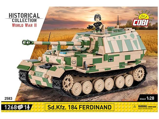S.D.KFZ. 184 Ferdinand WWII (1248 pcs) Cobi Brick Build Kit-Cobi-Diecast Model Centre