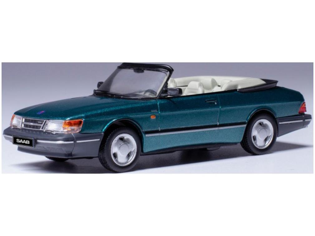 Saab 900 Convertible Green 1:43 Scale IXO Diecast Model Car-IXO-Diecast Model Centre