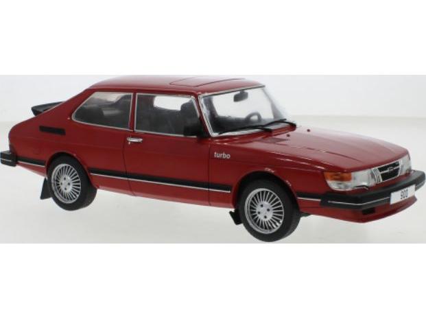 Saab 900 Turbo 1981 Red 1:18 Scale Model Car Group Diecast-Model Car Group-Diecast Model Centre