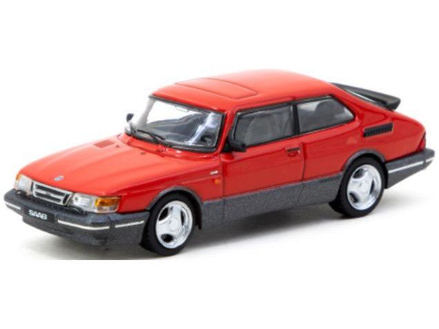 Saab 900 Turbo red 1 64 Model Car Tarmac Works 64G056RE