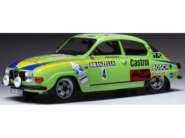 Saab 96 V4 #4 P.Eklund/B.Cederberg Rallye Sweden 1976 1:18 Scale Diecast Model-IXO-Diecast Model Centre