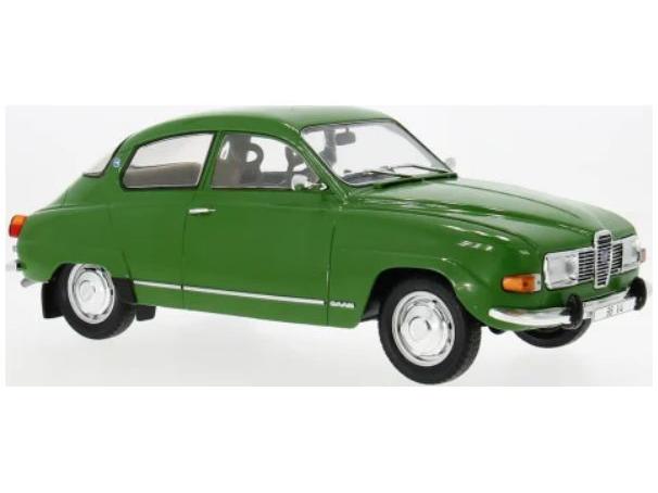 Saab 96 V4 Dark Green 1970 1:18 Scale Model Car Group Diecast Model Car-Model Car Group-Diecast Model Centre