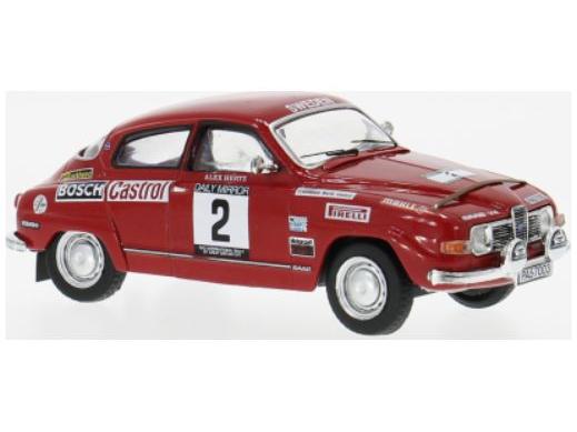 Saab 96 V4 RAC Rally 1971 #2 S. Blomqvist A.Hertz 1:43 Scale IXO Diecast Model Car-IXO-Diecast Model Centre