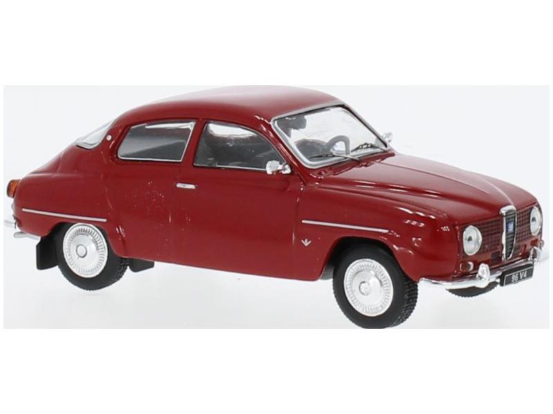 Saab 96 V4 Red 1:43 Scale IXO Diecast Model Car-IXO-Diecast Model Centre