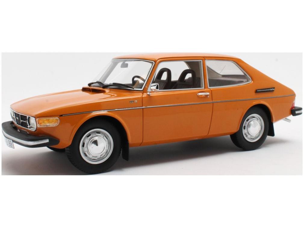 Saab 99 Combi Indian Yellow 1975 1:18 Scale Cult Resin Model Car-Cult-Diecast Model Centre