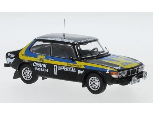 Saab 99 EMS #1 Rallye Sweden 1977 P.Eklund B.Cederberg 1:43 Scale IXO Diecast Model Car-IXO-Diecast Model Centre