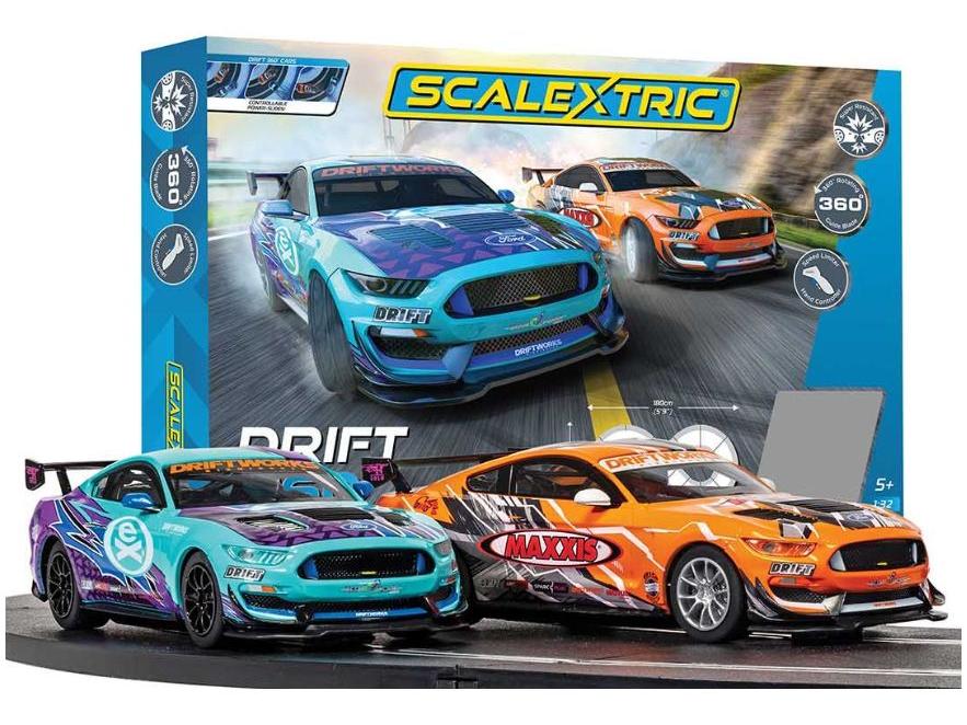Scalextric Drift 360 Race Set Standard Analogue Set 1:32 Scale-Scalextric-Diecast Model Centre