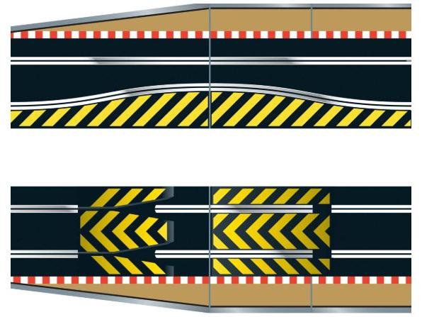 Scalextric Track Extension Pack 2 - Leap and Chicane-Scalextric-Diecast Model Centre