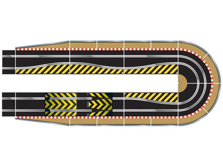 Scalextric Ultimate Track Extension Pack - Extended Hairpin-Scalextric-Diecast Model Centre
