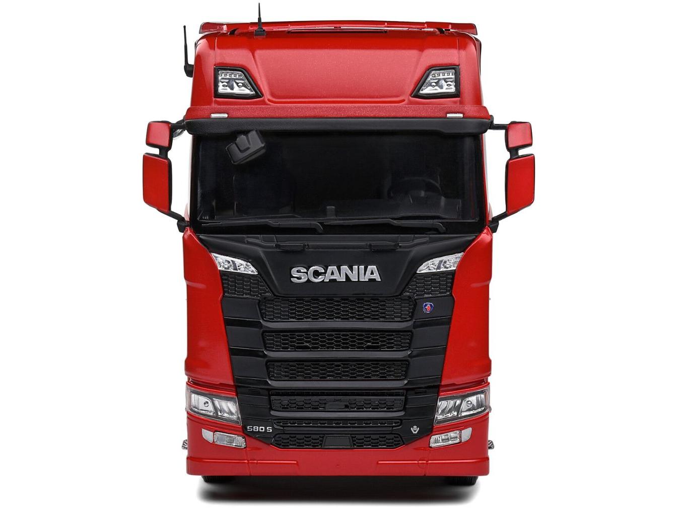 Scania S580 Red 2024 1:43 Scale Solido Diecast Model Truck-Solido-Diecast Model Centre