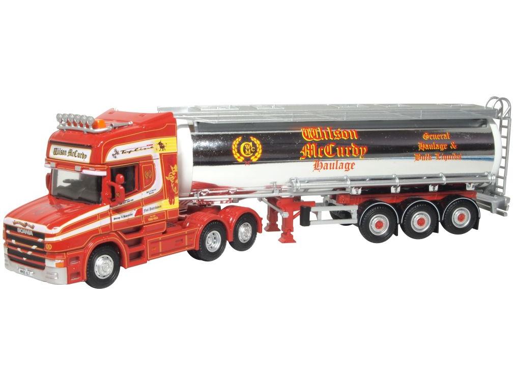 Scania T Cab Cylindrical Tanker Wilson McCurdy 1:76 Scale Diecast Model Truck – Oxford Diecast-Oxford Diecast-Diecast Model Centre