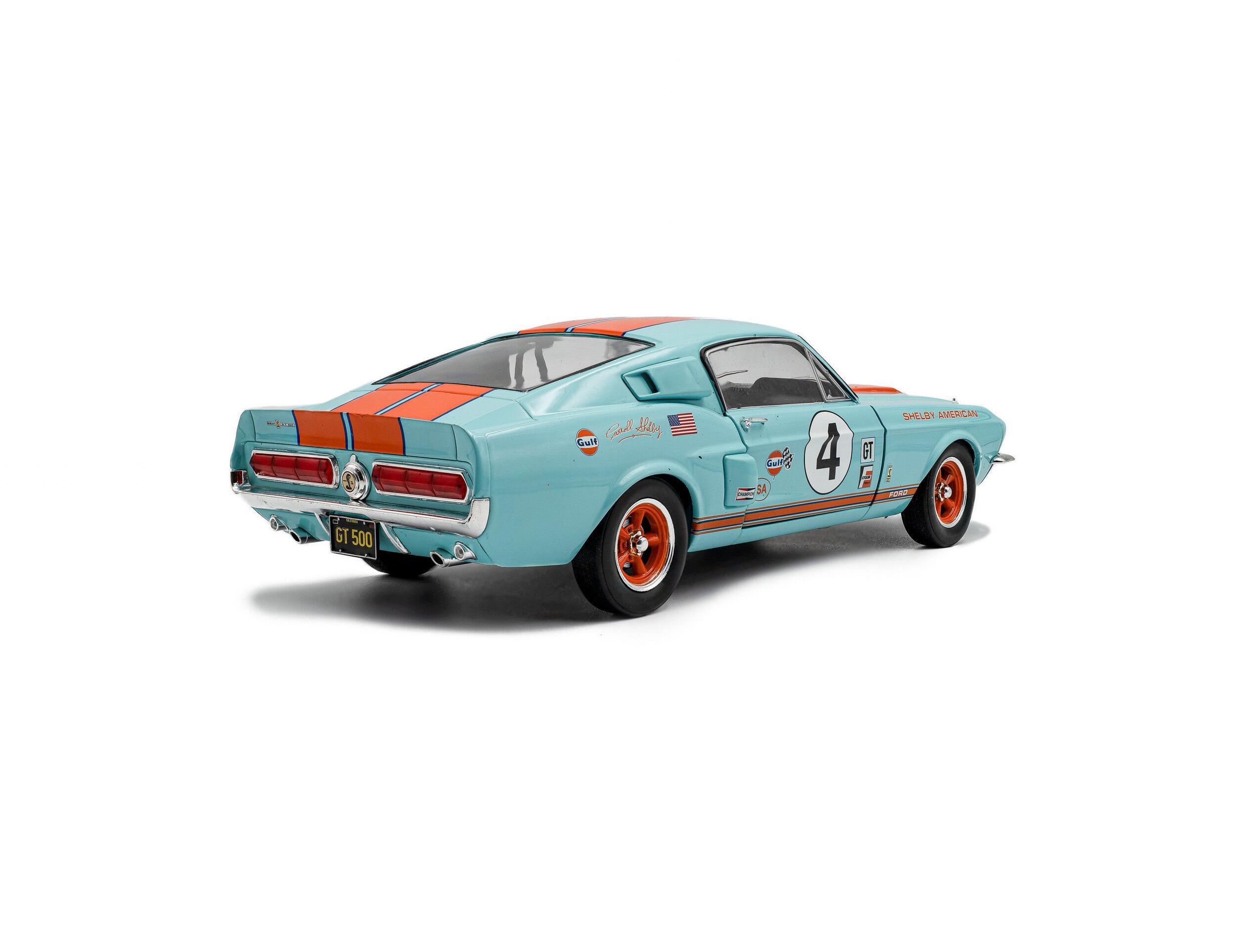 Shelby GT500 diecast 1:18 Racing Tribute Gulf #4 1967 Solido-Solido-Diecast Model Centre