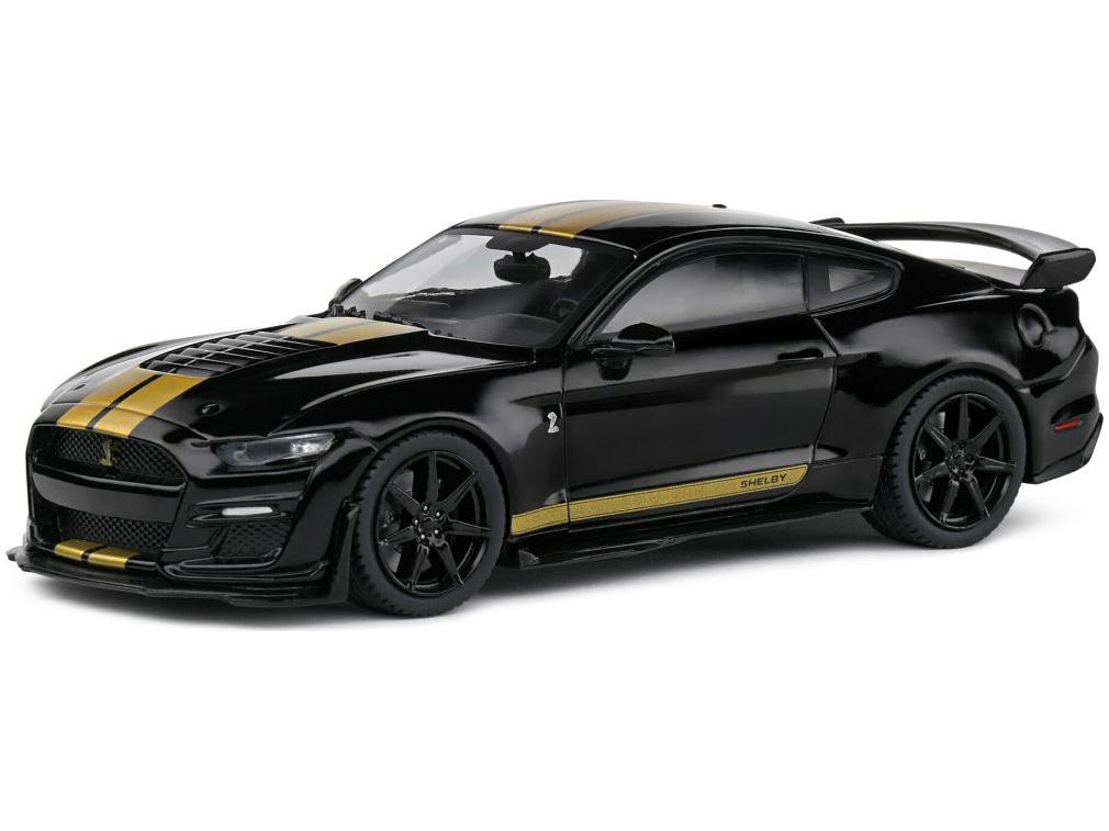 Shelby Mustang GT500 2020 Black 1:43 Scale Solido Diecast Model-Solido-Diecast Model Centre