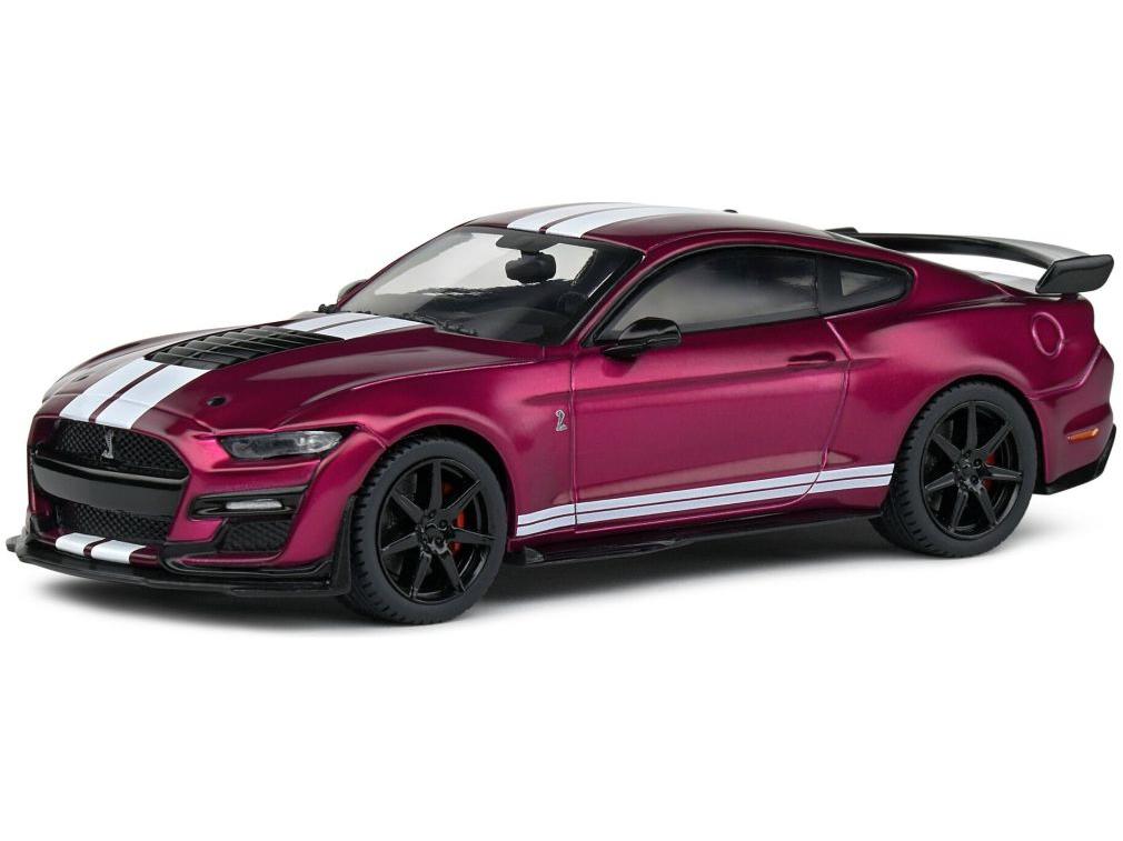Shelby Mustang GT500 2020 Purple 1:43 Scale Solido Diecast Model-Solido-Diecast Model Centre