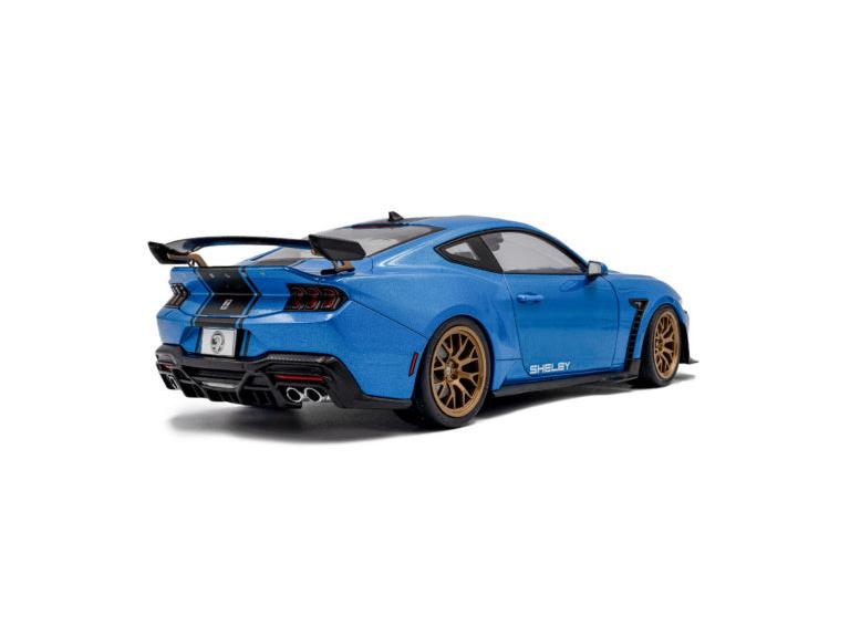 Shelby Mustang diecast 1:18 Super Snake Grabber Blue Metallic 2025 Solido-Solido-Diecast Model Centre